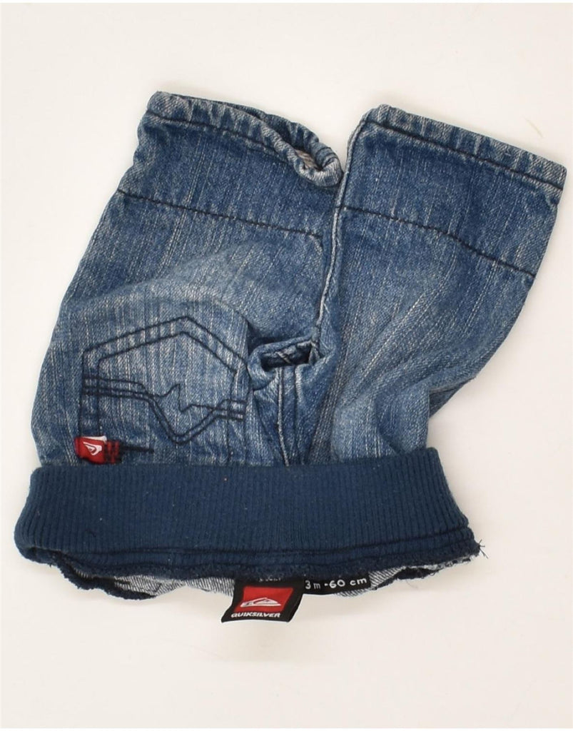 QUIKSILVER Baby Boys Straight Jeans 0-3 Months W16 L6 Navy Blue | Vintage Quiksilver | Thrift | Second-Hand Quiksilver | Used Clothing | Messina Hembry 