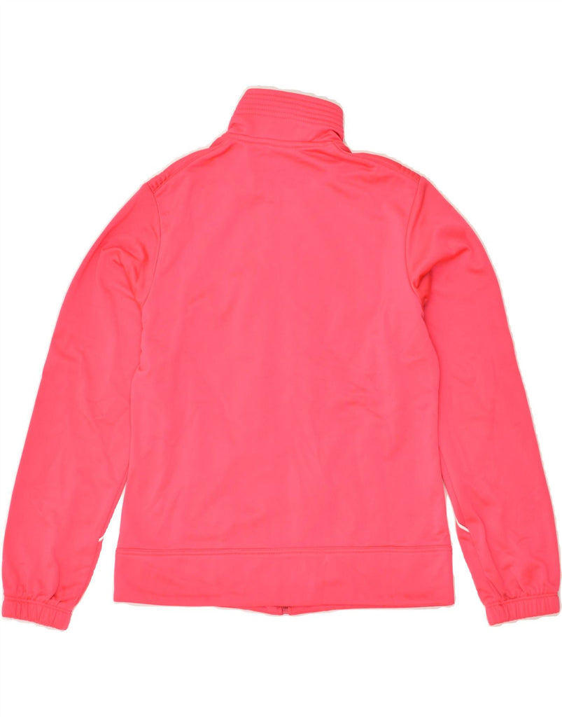 DIADORA Girls Graphic Tracksuit Top Jacket 12-13 Years Pink Polyester | Vintage Diadora | Thrift | Second-Hand Diadora | Used Clothing | Messina Hembry 