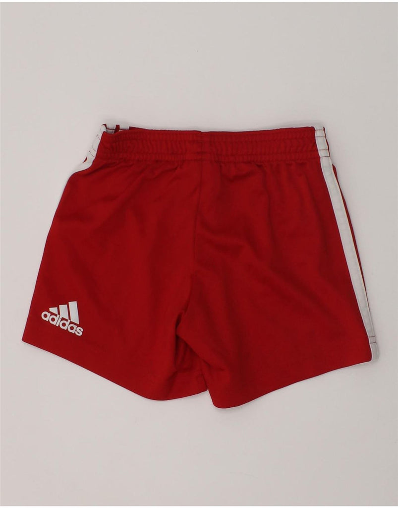 ADIDAS Boys Sport Shorts 2-3 Years Red Polyester | Vintage Adidas | Thrift | Second-Hand Adidas | Used Clothing | Messina Hembry 