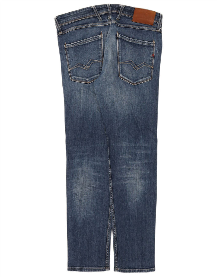 Replay Womens Slim Jeans W33 L29 Blue