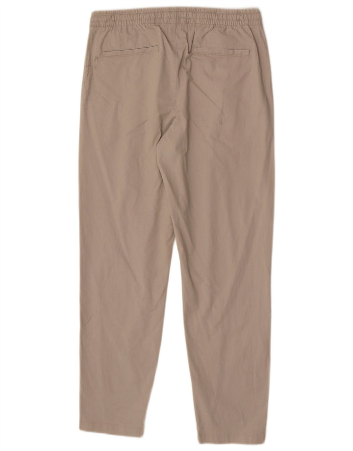 Marks & Spencer Mens Slim Chino Trousers Medium W32 L29 Beige Cotton