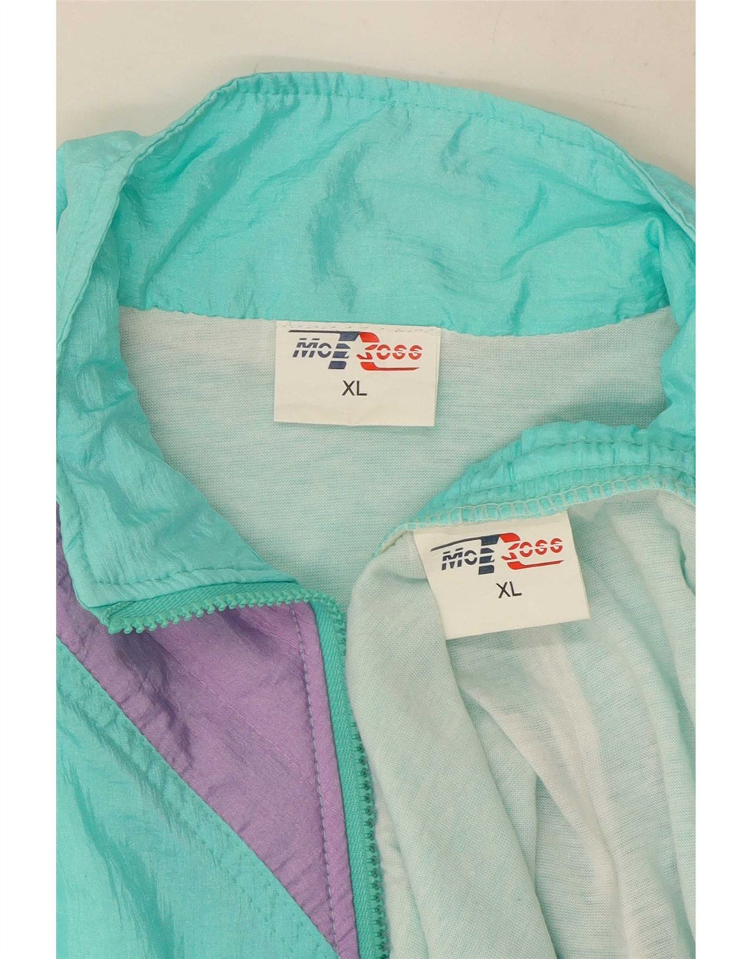 MC Ross Mens Full Tracksuit XL Turquoise Colourblock Nylon