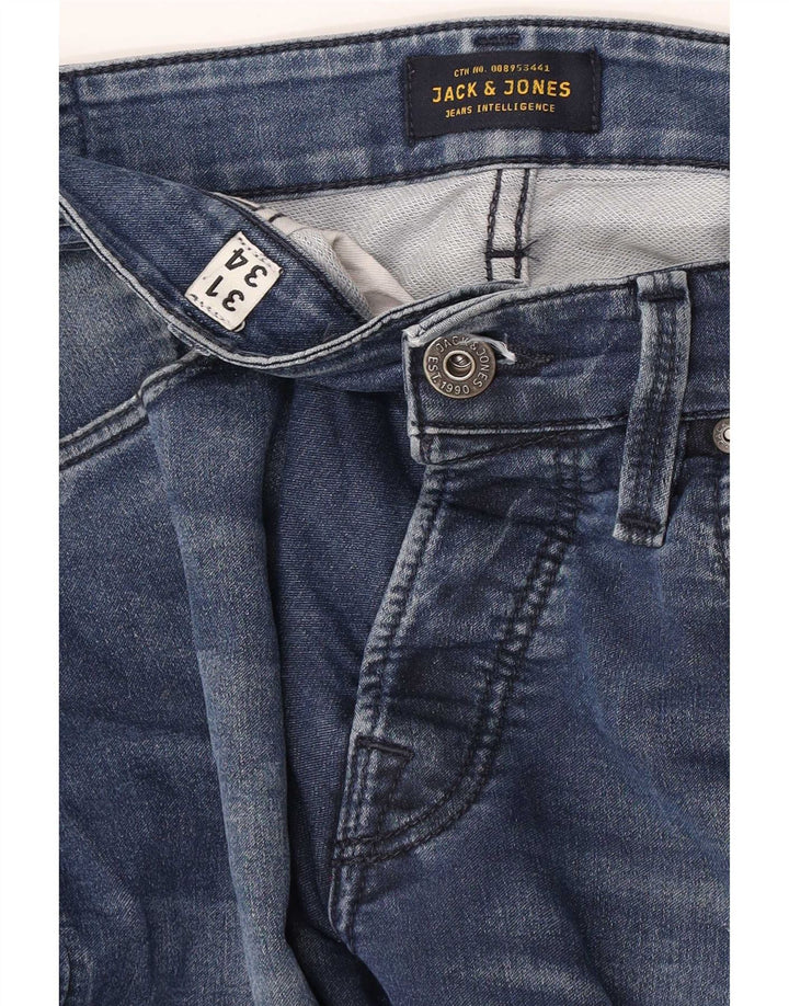 Jack & Jones Mens GLENN Slim Jeans W31 L34 Blue