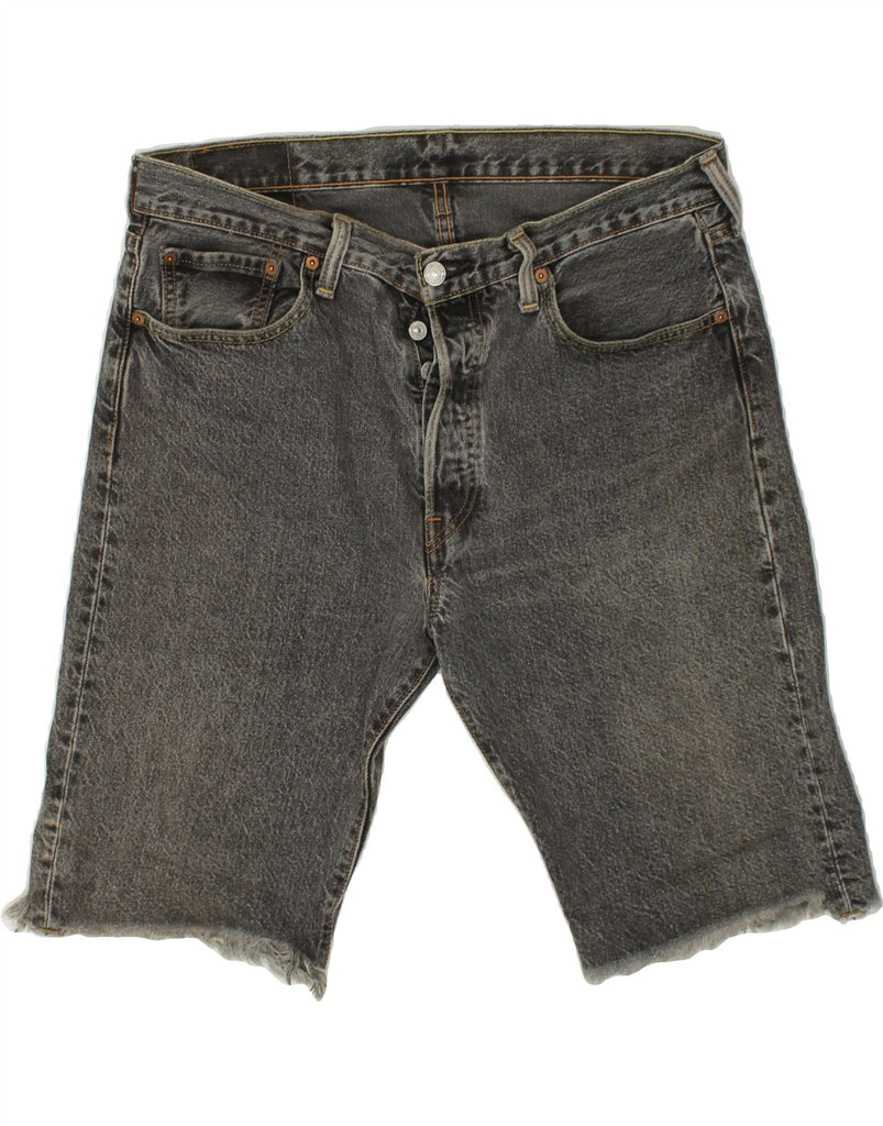 LEVI'S Mens 501 Denim Shorts W36 Large Grey Cotton | Vintage Levi's | Thrift | Second-Hand Levi's | Used Clothing | Messina Hembry 