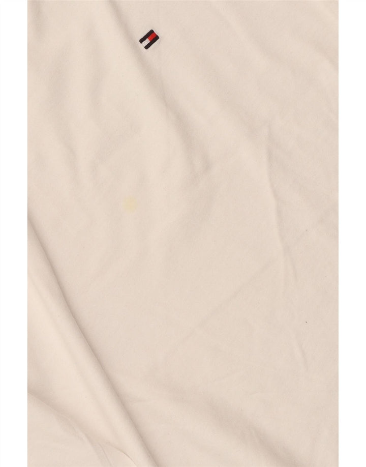 Tommy Hilfiger Boys Top Long Sleeve 12-13 Years White Cotton