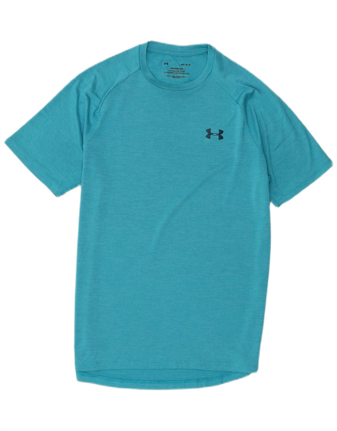 Under Armour Mens T-Shirt Top Medium Turquoise