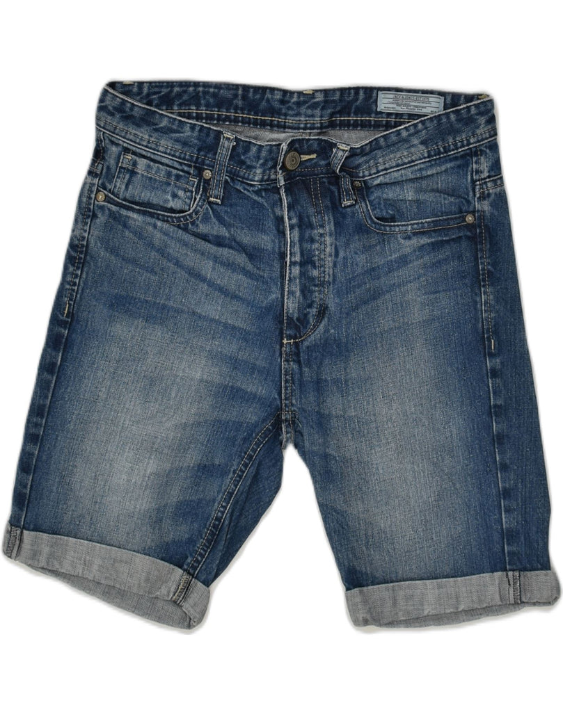 JACK & JONES Mens Denim Shorts Small W32 Blue Cotton | Vintage Jack & Jones | Thrift | Second-Hand Jack & Jones | Used Clothing | Messina Hembry 