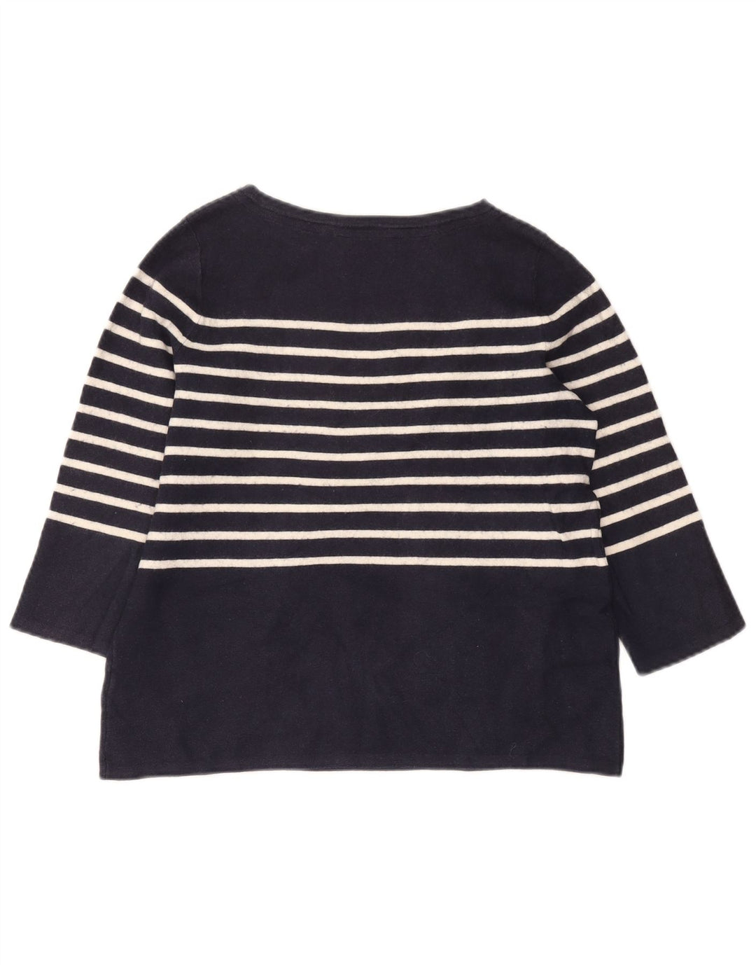 CREW CLOTHING Womens Boat Neck Jumper Sweater UK 14 Medium  Navy Blue