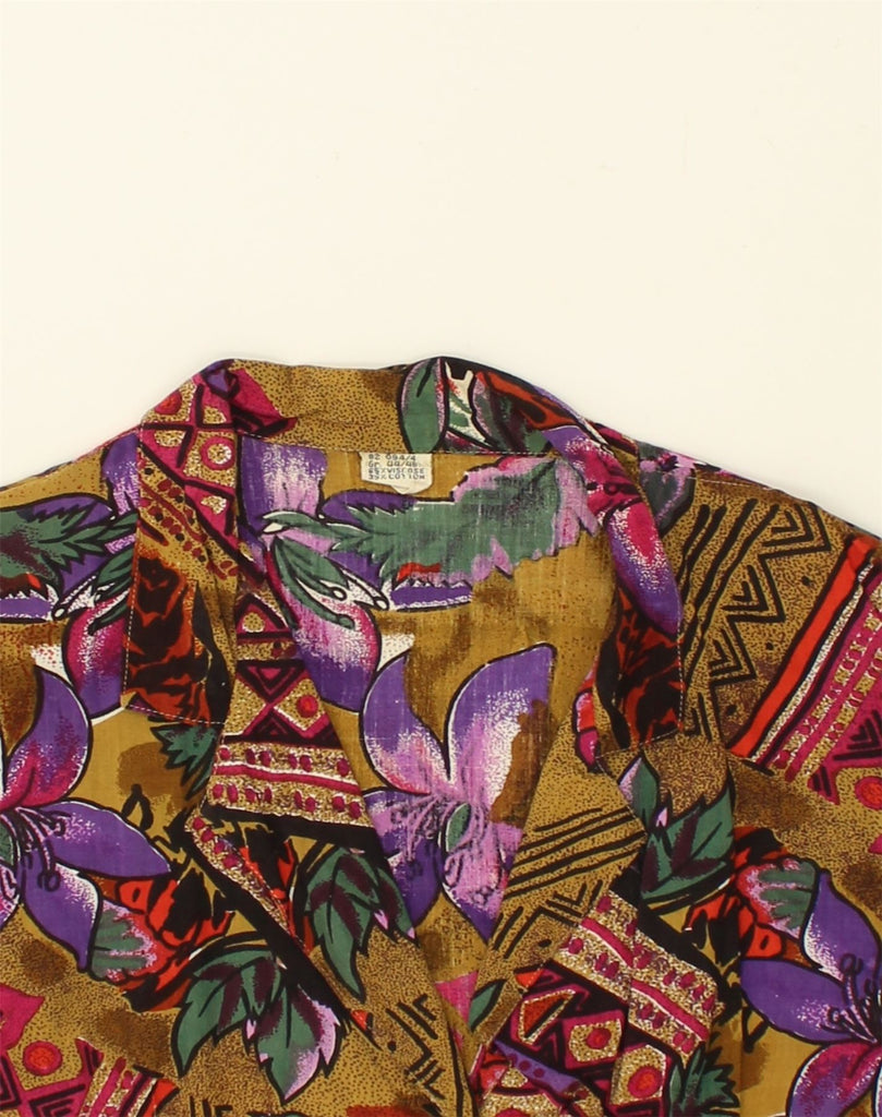 VINTAGE Womens Short Sleeve Double Breasted Blazer Jacket EU 44/46 XL Multicoloured | Vintage Vintage | Thrift | Second-Hand Vintage | Used Clothing | Messina Hembry 