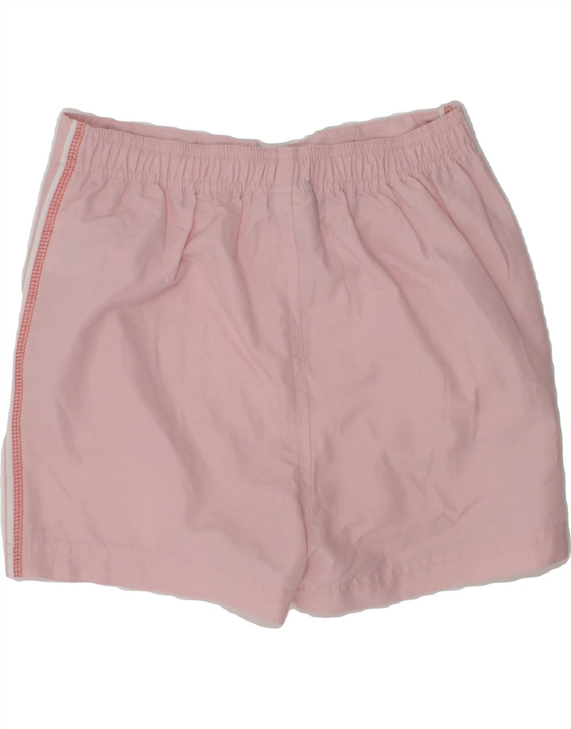 REEBOK Girls Sport Shorts 6-7 Years Small Pink Polyester | Vintage Reebok | Thrift | Second-Hand Reebok | Used Clothing | Messina Hembry 