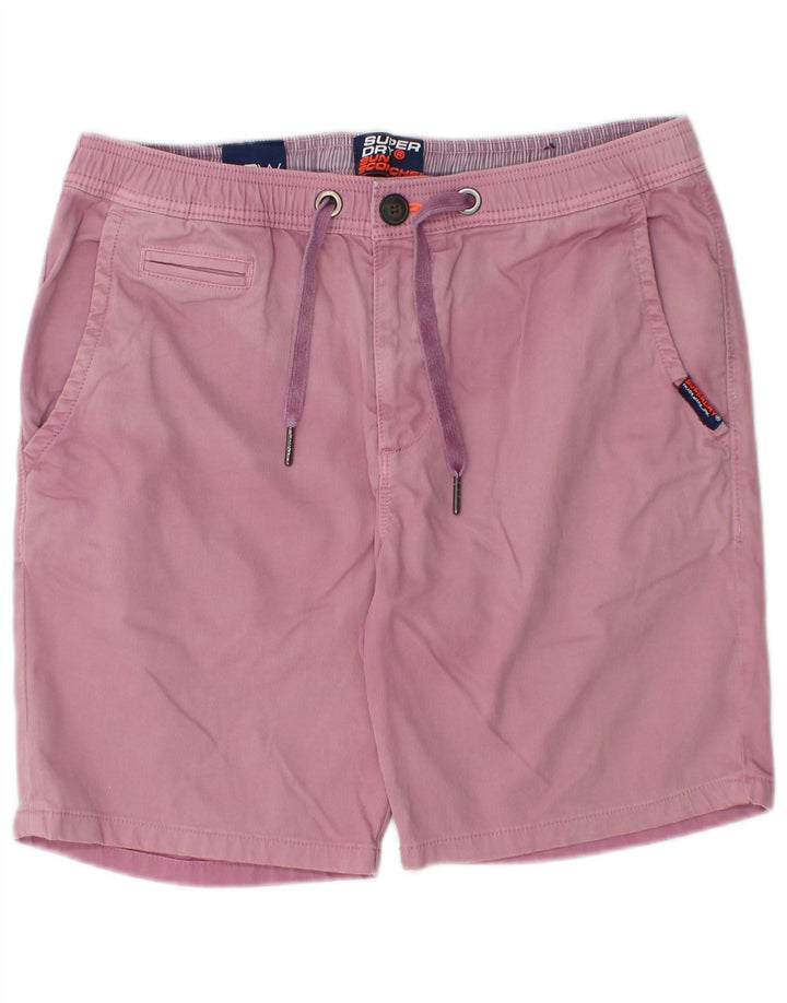 Superdry Mens Chino Shorts W32 Medium  Pink Cotton