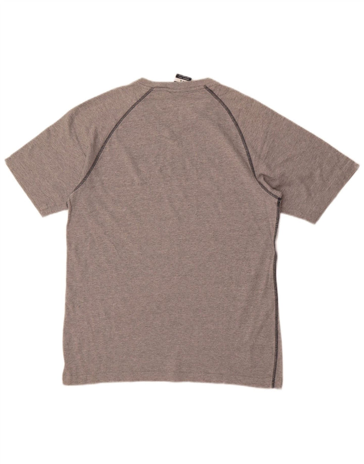 Champion Mens T-Shirt Top Large Grey Flecked Cotton