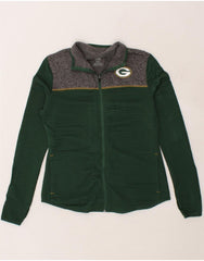 NFL Womens Green Bay Packers Tracksuit Top Jacket UK 10 Small Green