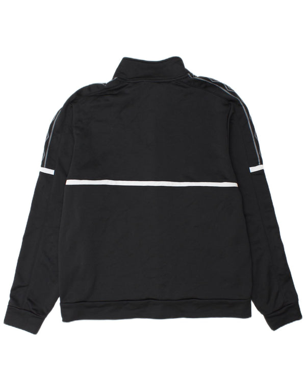 Umbro Mens Graphic Tracksuit Top Jacket XL Black Polyester