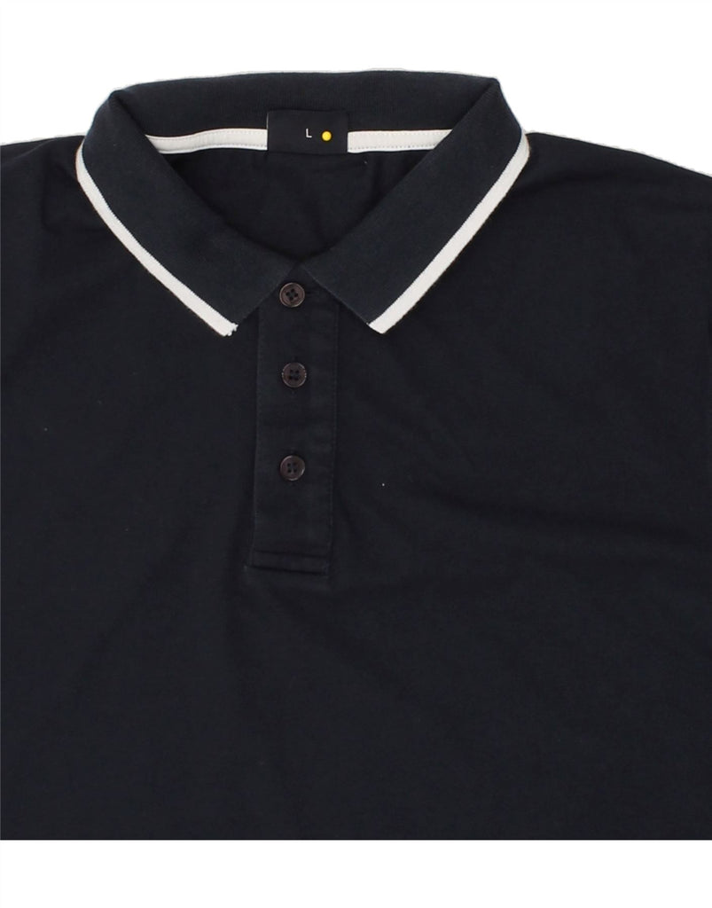 JOOP Mens Polo Shirt Large Navy Blue Vintage Joop and Second-Hand Joop from Messina Hembry 