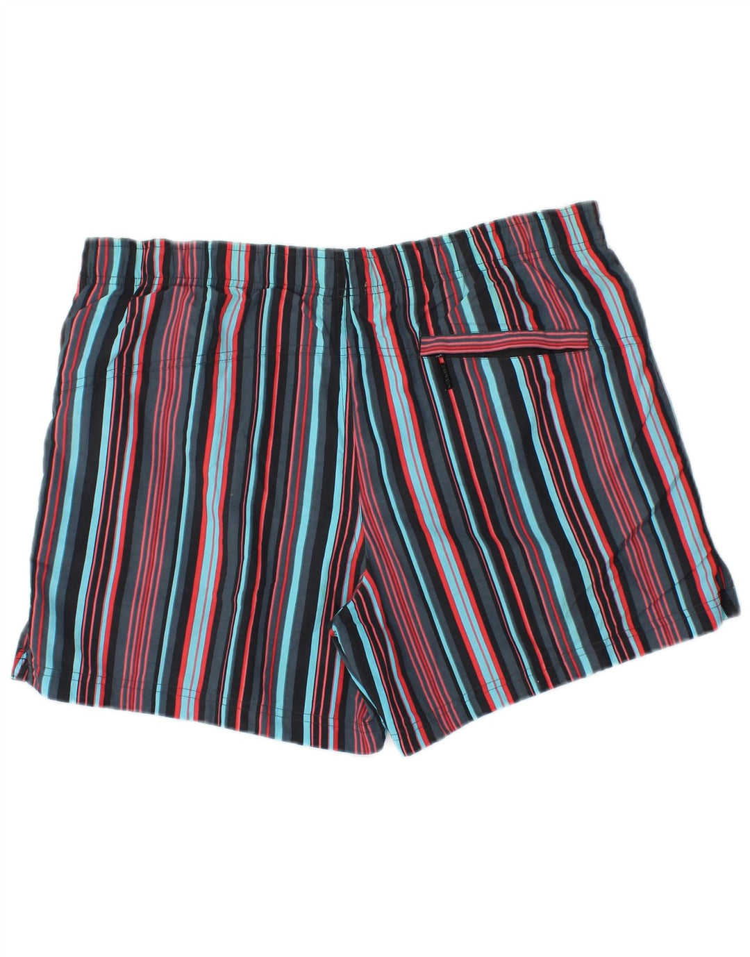 CALVIN KLEIN Mens Swimming Shorts Medium Multicoloured Striped Nylon