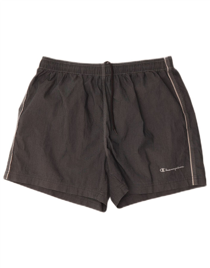 Champion Mens Swimming Shorts Large  Grey