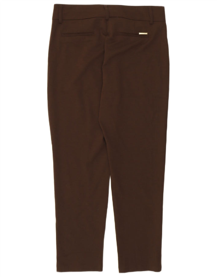 Michael Kors Womens Slim Suit Trousers US 10 Large W32 L28 Brown