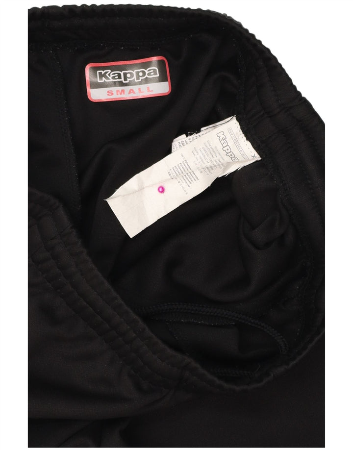 Kappa Mens Tracksuit Trousers Small  Black Polyester