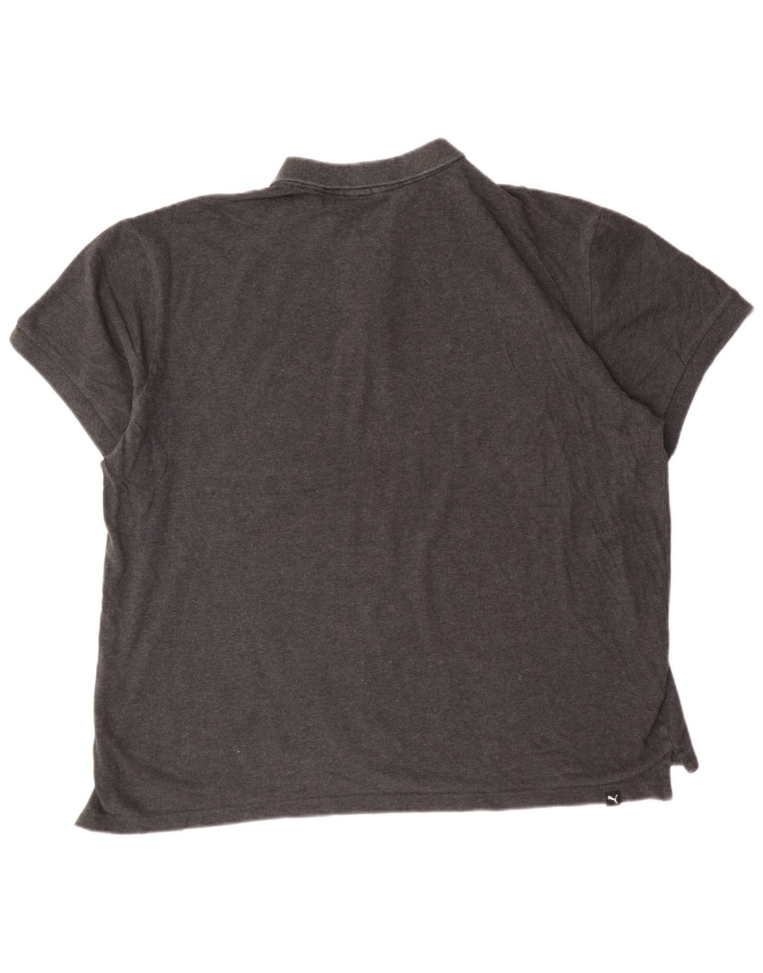 Puma Mens Polo Shirt 2XL Grey Cotton
