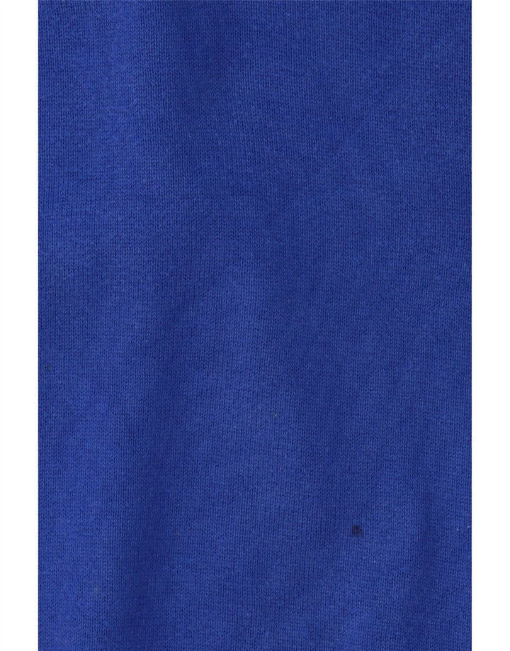 TOMMY HILFIGER Mens V-Neck Jumper Sweater XL Blue Cotton