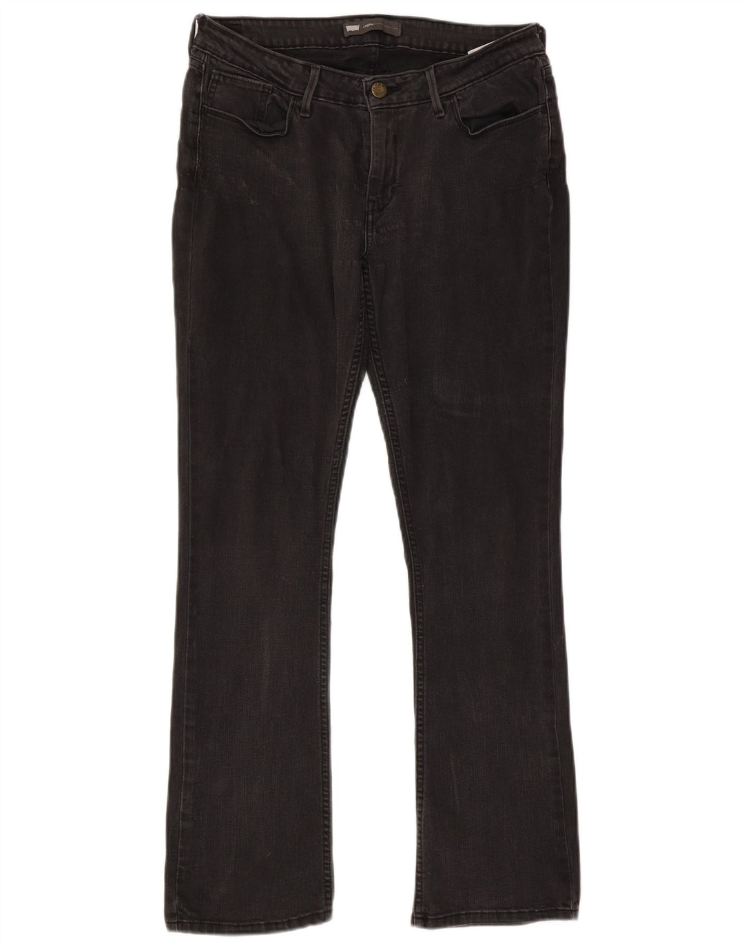 Levi's Womens Legging Bootcut Jeans W32 L32 Black Cotton