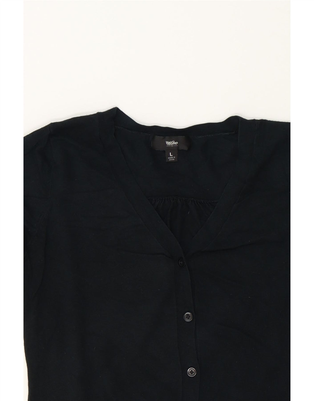 MOSSIMO Girls Cardigan Sweater 13-14 Years Large Black Rayon Modern Vintage Mossimo and Second-Hand Mossimo from Messina Hembry 