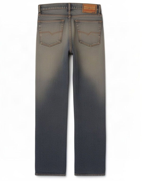 Diesel Mens Straight Jeans W30 L30 Blue Cotton