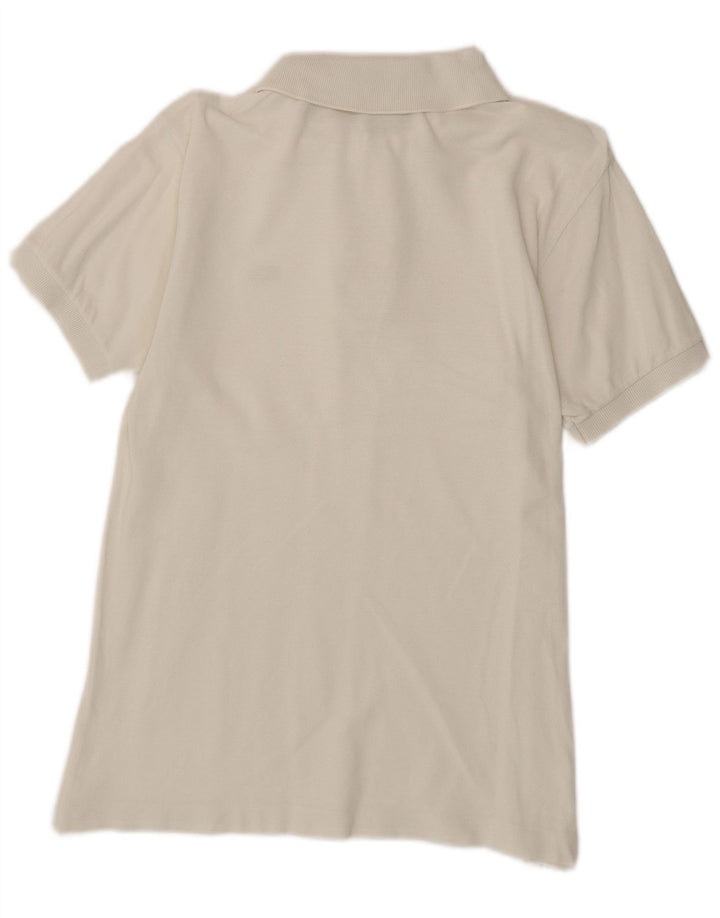 Lacoste Mens Polo Shirt Size 3 Small White Cotton