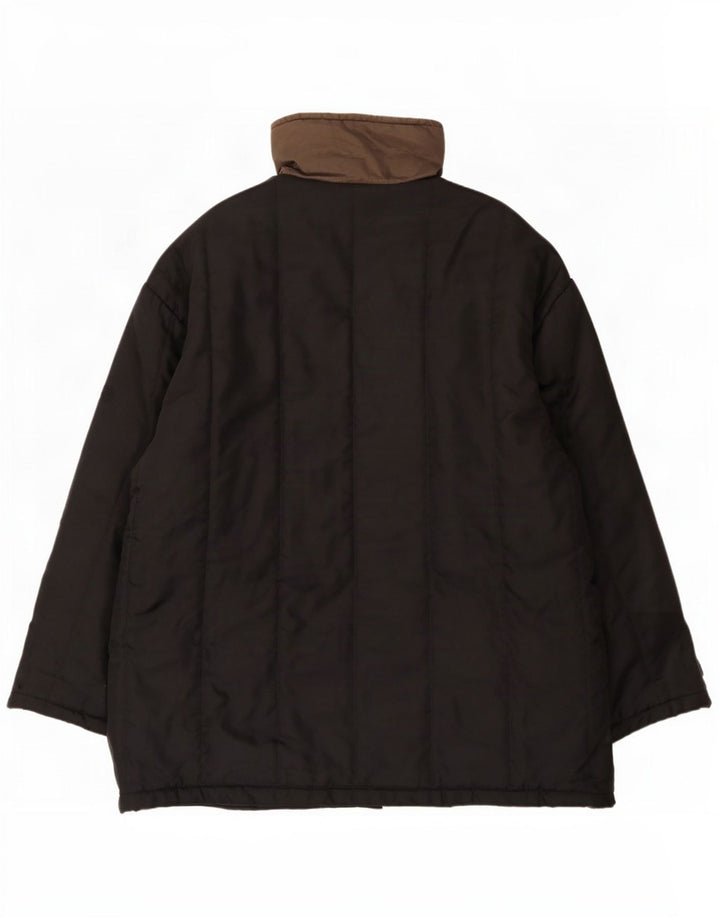 Invicta Mens Padded Jacket UK 42 XL Black Colourblock