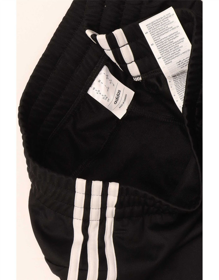 Adidas Womens Tracksuit Trousers UK 8/10 Small Black Polyester