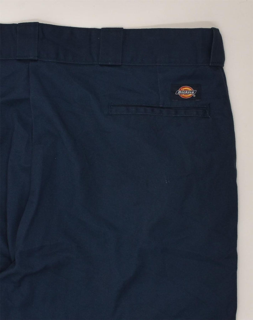 DICKIES Mens 874 Straight Casual Trousers W40 L32  Navy Blue Polyester | Vintage Dickies | Thrift | Second-Hand Dickies | Used Clothing | Messina Hembry 