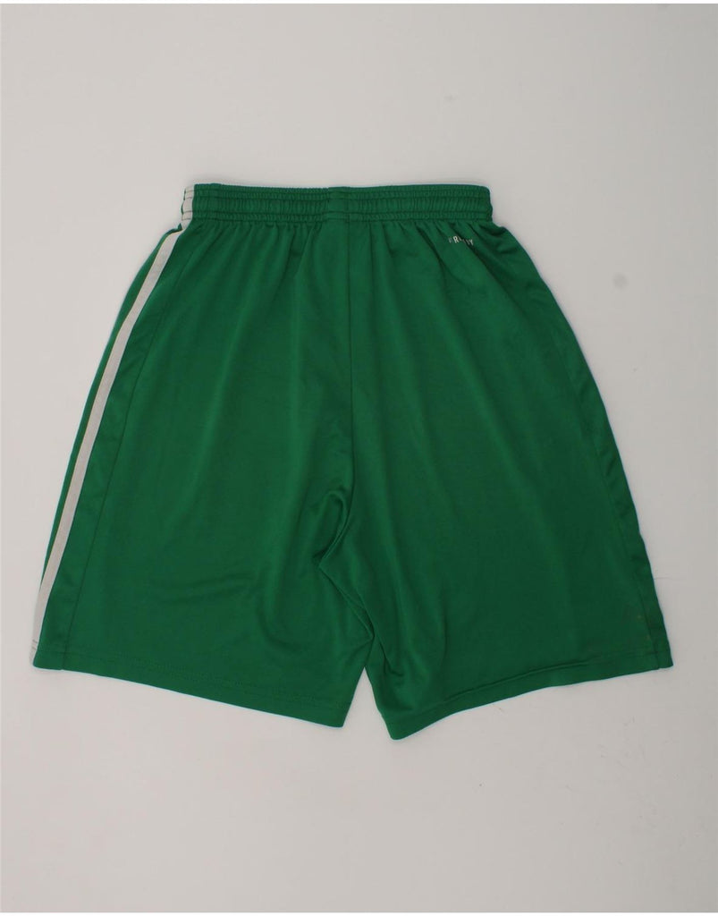 ADIDAS Boys Aeroready Sport Shorts 7-8 Years Small  Green Polyester | Vintage Adidas | Thrift | Second-Hand Adidas | Used Clothing | Messina Hembry 