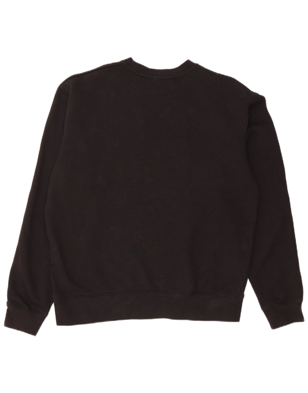 Zara Mens Sweatshirt Jumper Medium Black Cotton