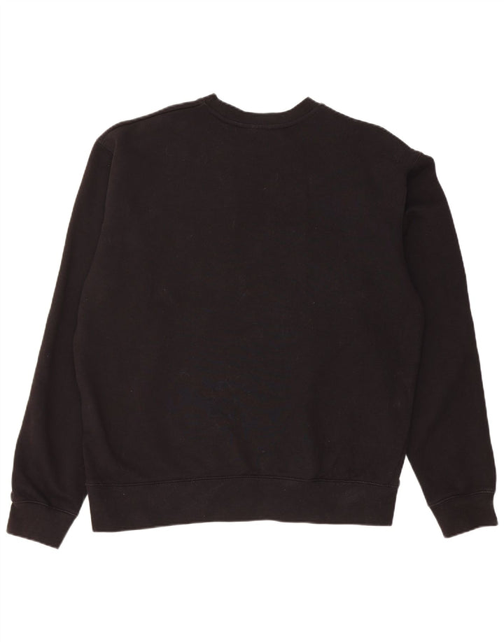 Zara Mens Sweatshirt Jumper Medium Black Cotton