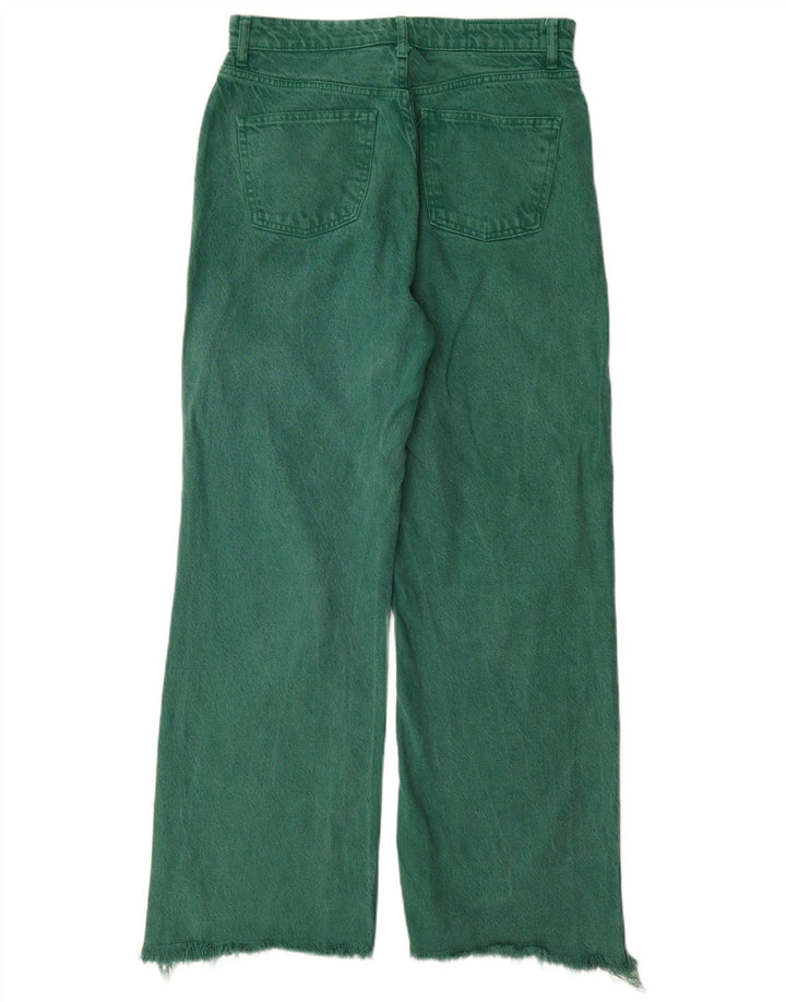 Zara Womens Loose Jeans EU 38 Small W28 L31 Green