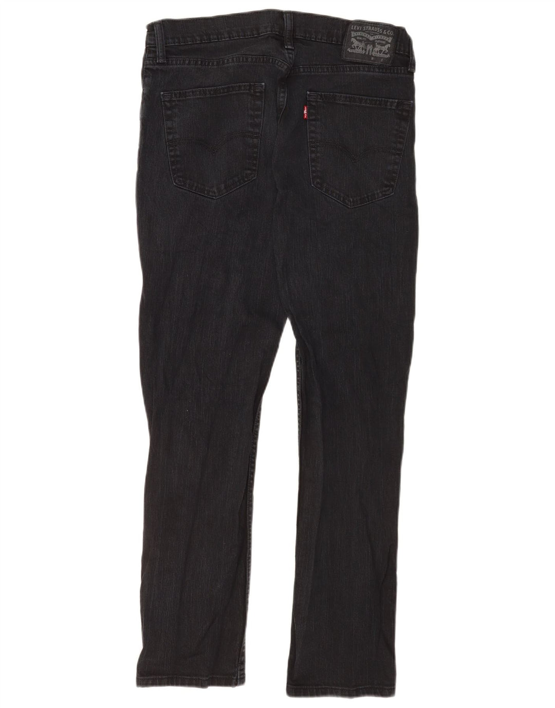 Levi's Mens Slim Jeans W33 L30 Black Cotton