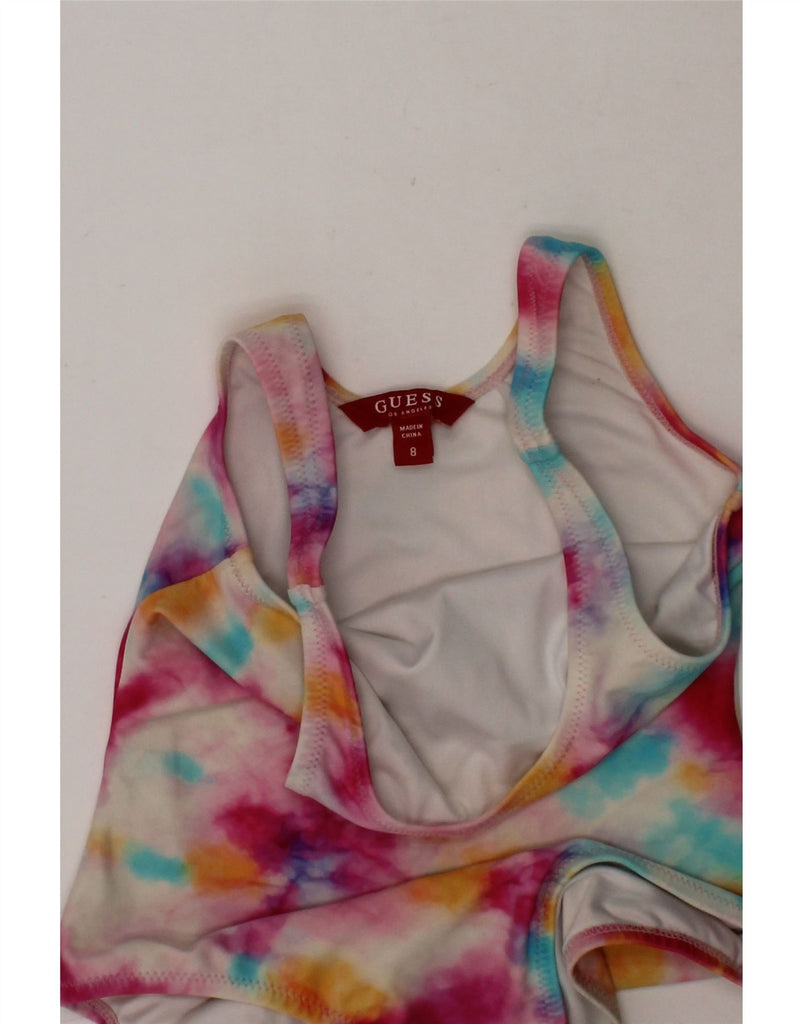 GUESS Girls Graphic Swimwear 7-8 Years Multicoloured Tie Dye Vintage Guess and Second-Hand Guess from Messina Hembry 