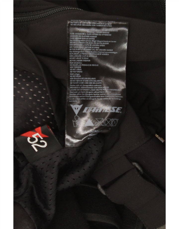 Dainese Mens Racer Jacket Size 52 Medium Black Colourblock Nylon