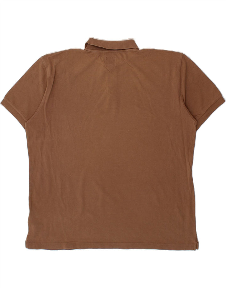 MARLBORO CLASSICS Mens Polo Shirt XL Brown Cotton Vintage Marlboro Classics and Second-Hand Marlboro Classics from Messina Hembry 