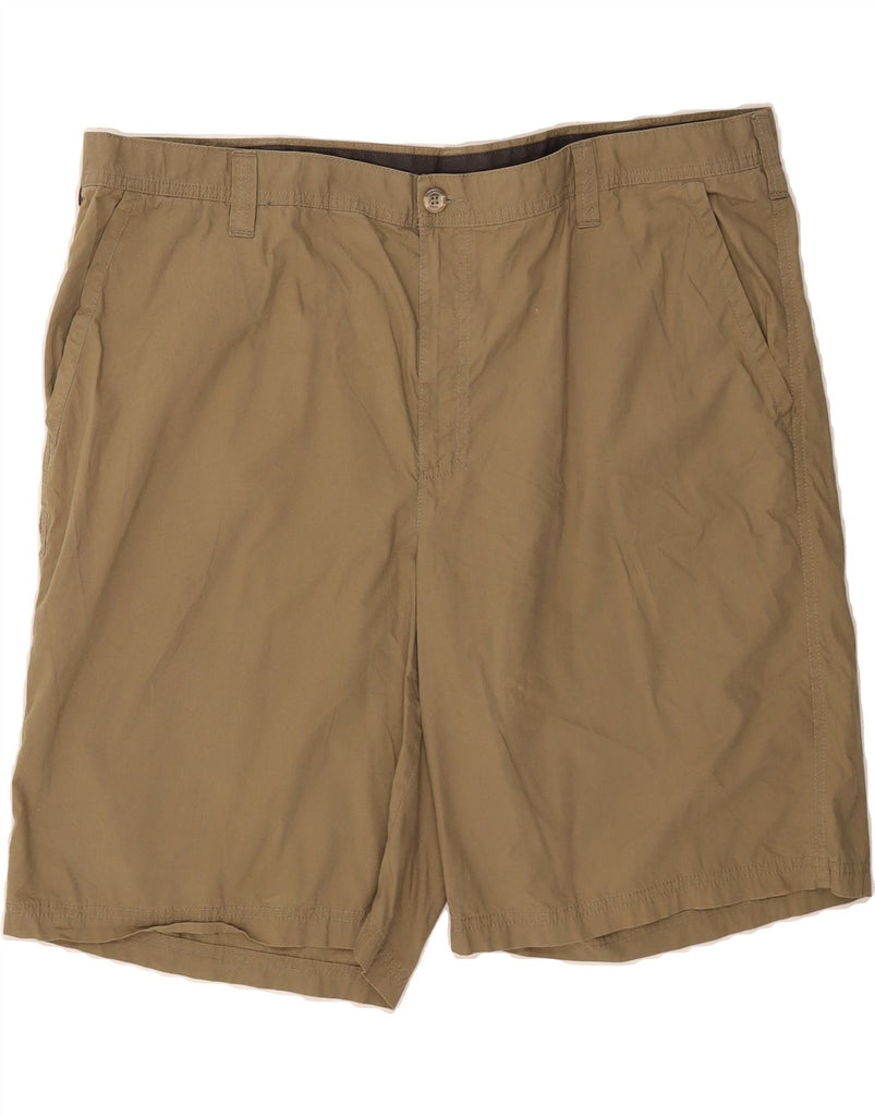 COLUMBIA Mens Chino Shorts W44 2XL Khaki Cotton Vintage Columbia and Second-Hand Columbia from Messina Hembry 