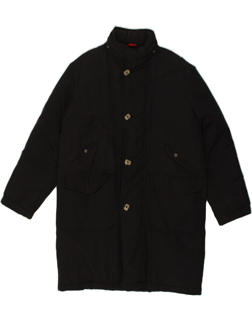 FAY Mens Overcoat UK 36 Small Black Vintage Fay and Second-Hand Fay from Messina Hembry 