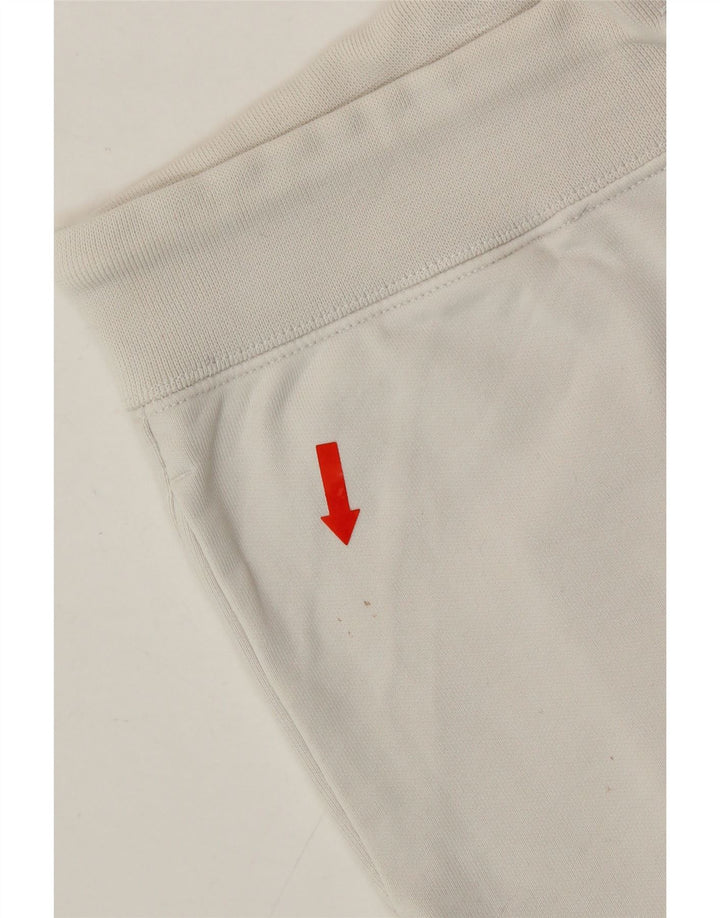 CHAMPION Womens Sport Shorts UK 14 Medium  White Cotton Vintage Champion and Second-Hand Champion from Messina Hembry 