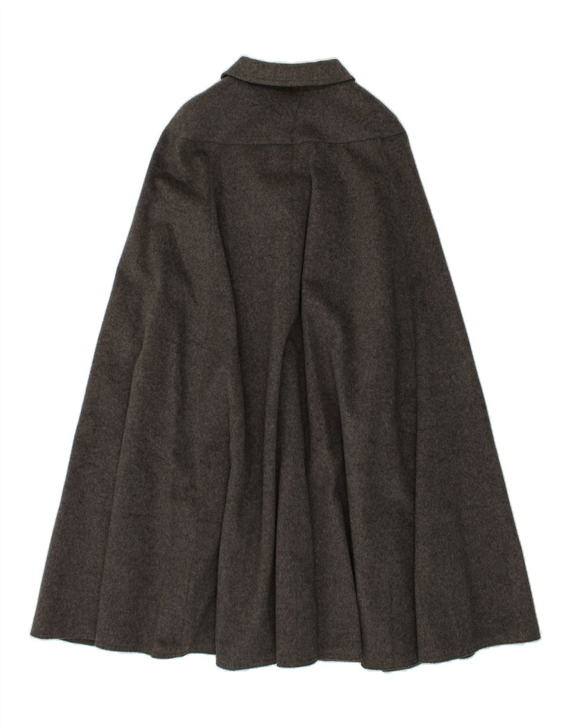 PISCHL Womens Poncho Coat EU 38 Medium Grey Wool Vintage Pischl and Second-Hand Pischl from Messina Hembry 