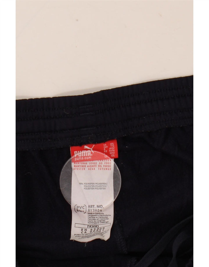 PUMA Mens Tracksuit Trousers 2XL Navy Blue Polyester