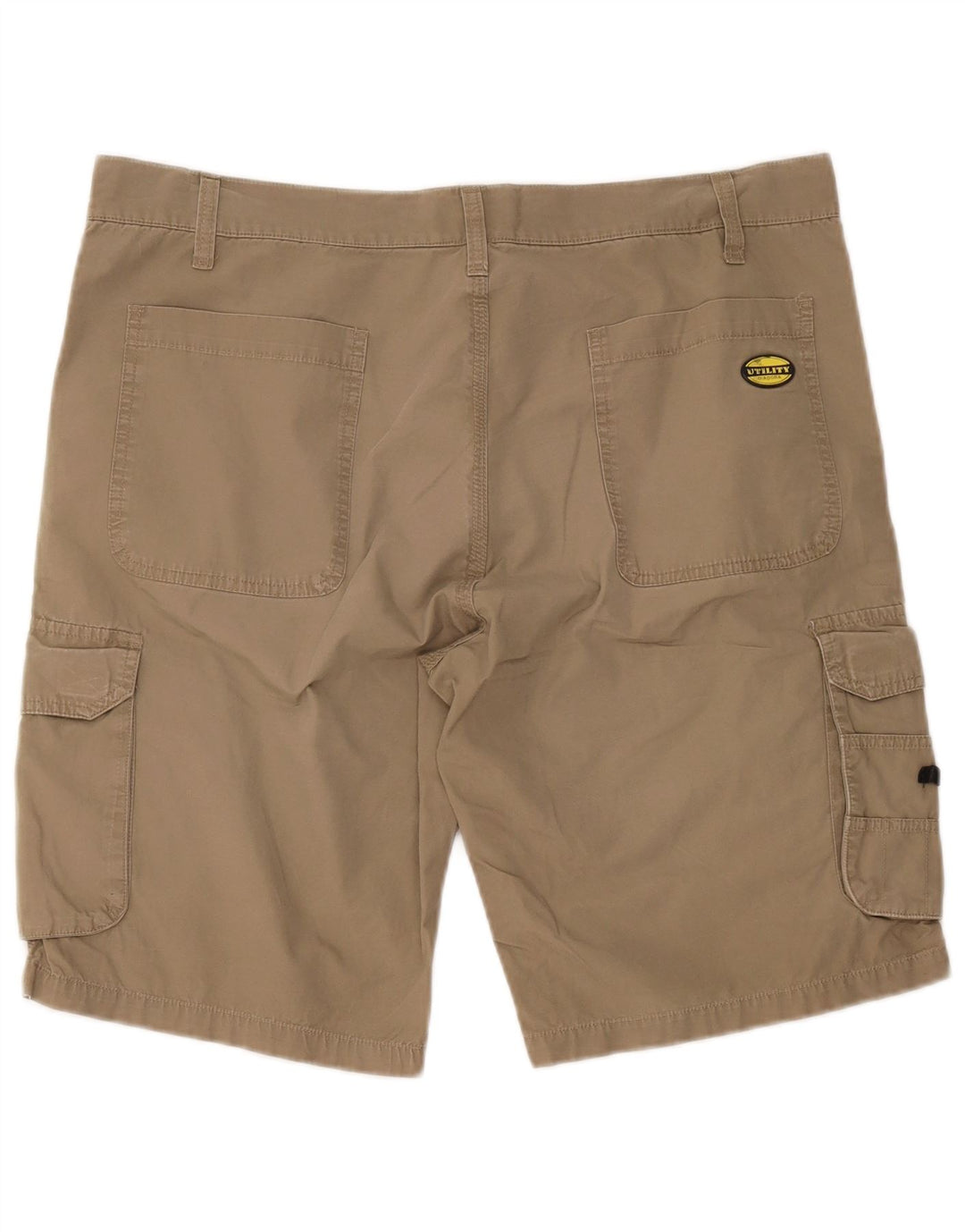 Diadora Mens Cargo Shorts XL W38 Beige Cotton
