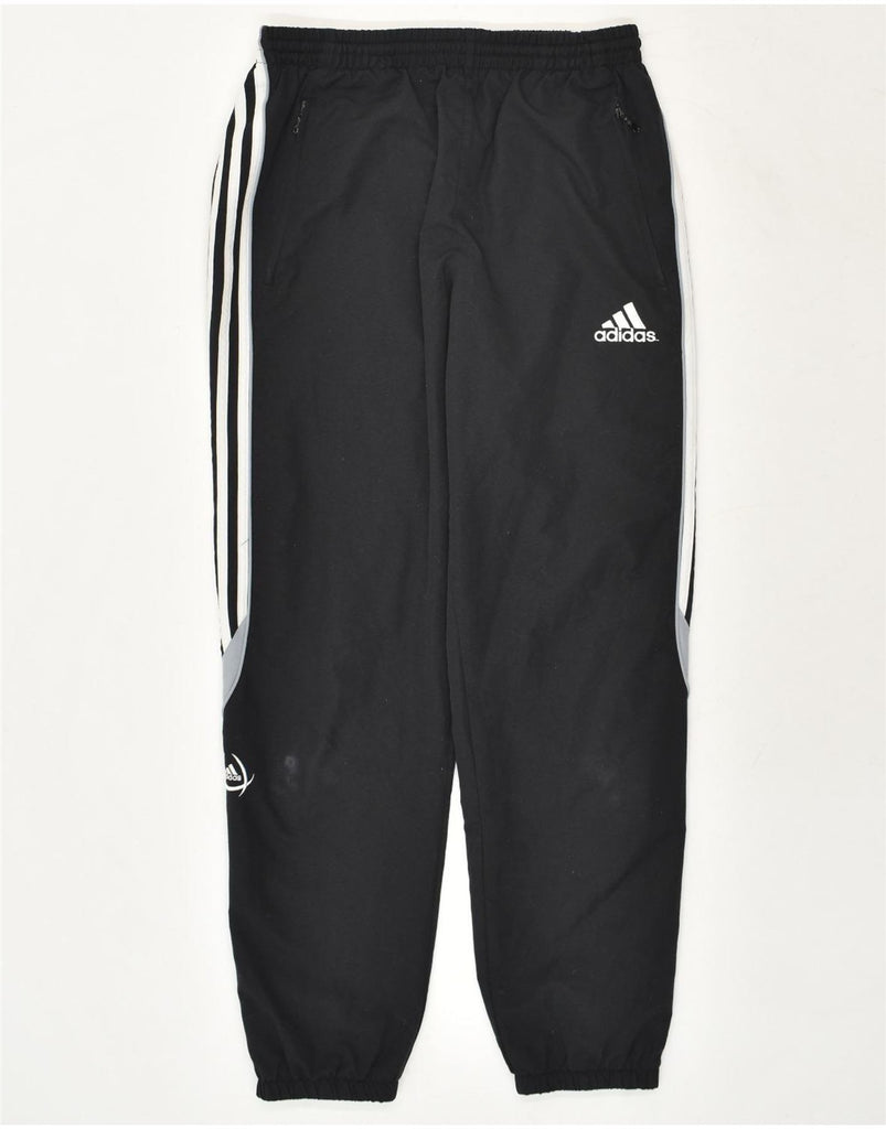 ADIDAS Mens Tracksuit Trousers Joggers UK 36/38 Small Black Polyester | Vintage Adidas | Thrift | Second-Hand Adidas | Used Clothing | Messina Hembry 