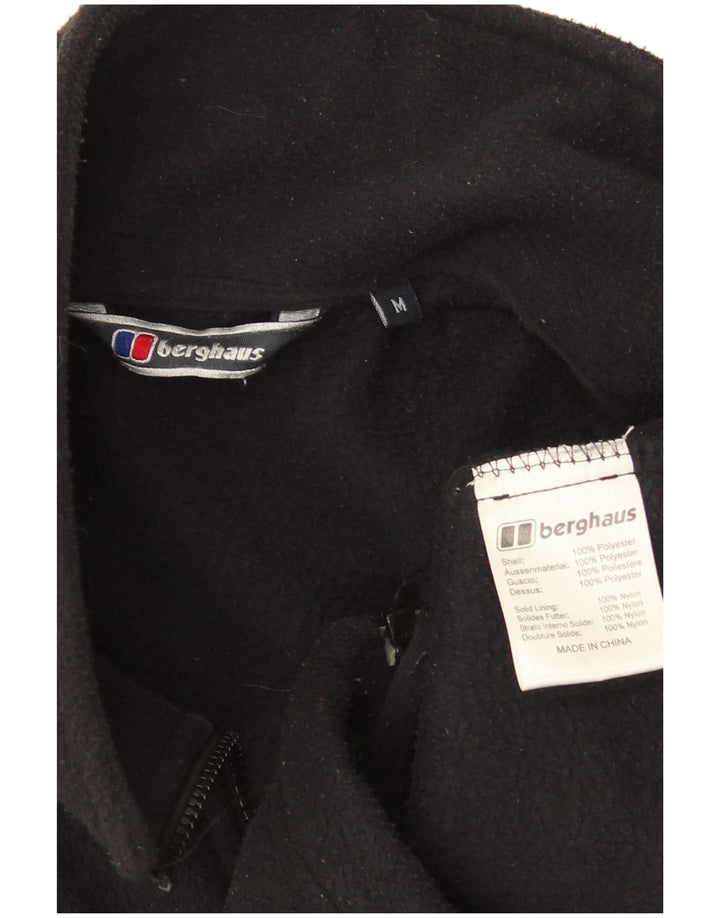 Berghaus Mens Liner Fleece Jacket UK 38 Medium Black Polyester