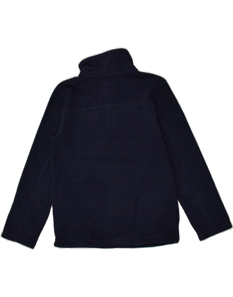 EDDIE BAUER Boys Zip Neck Fleece Jumper 11-12 Years Navy Blue Polyester | Vintage Eddie Bauer | Thrift | Second-Hand Eddie Bauer | Used Clothing | Messina Hembry 