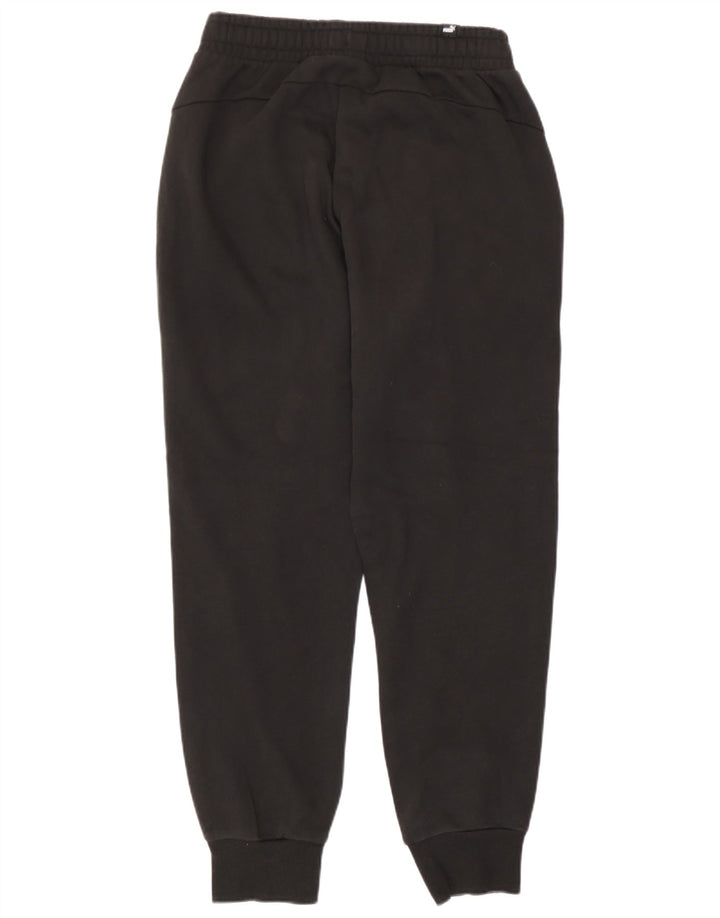 Puma Mens Tracksuit Trousers Joggers Small  Black Cotton